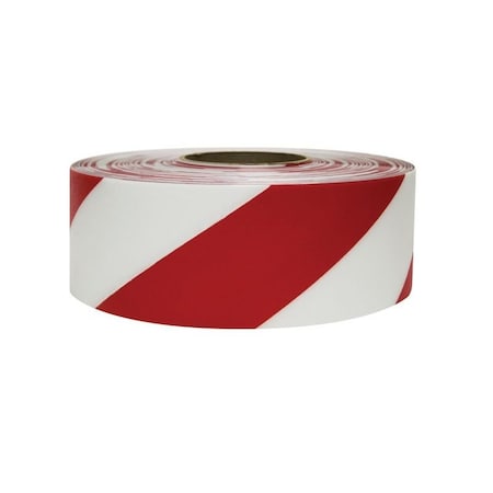 Ergomat Durastripe Aisle Striping - Red/White Hazard 6in x 50ft DSV650R/W